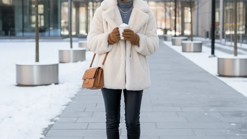 25 Cute Chic Fur Coat Outfit Ideas for Winter 2025 Styling