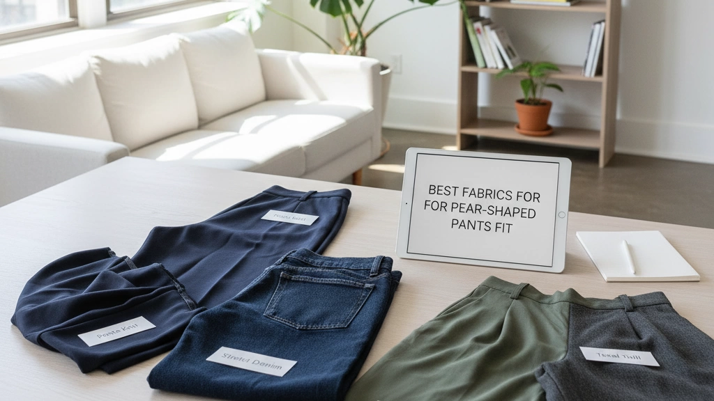Best Fabrics for Pear-Shaped Pants Fit