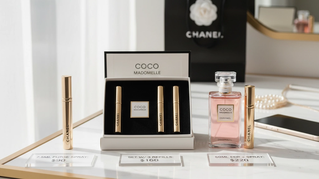 Chanel Coco Mademoiselle Purse Spray Pricing Comparison