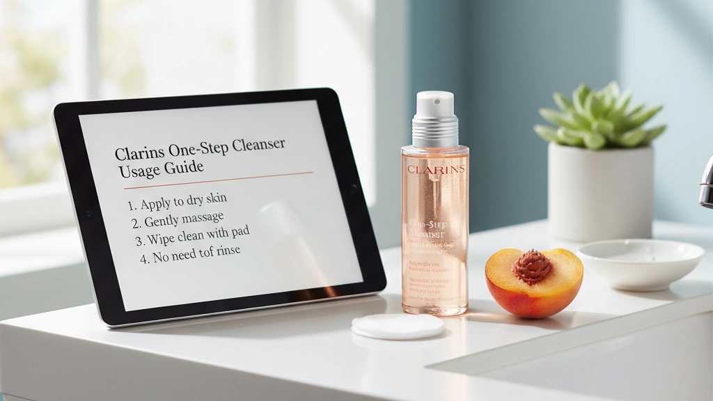 Clarins One-Step Cleanser Usage Guide