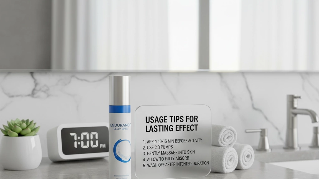 Delay Spray Usage Tips for Lasting Effect