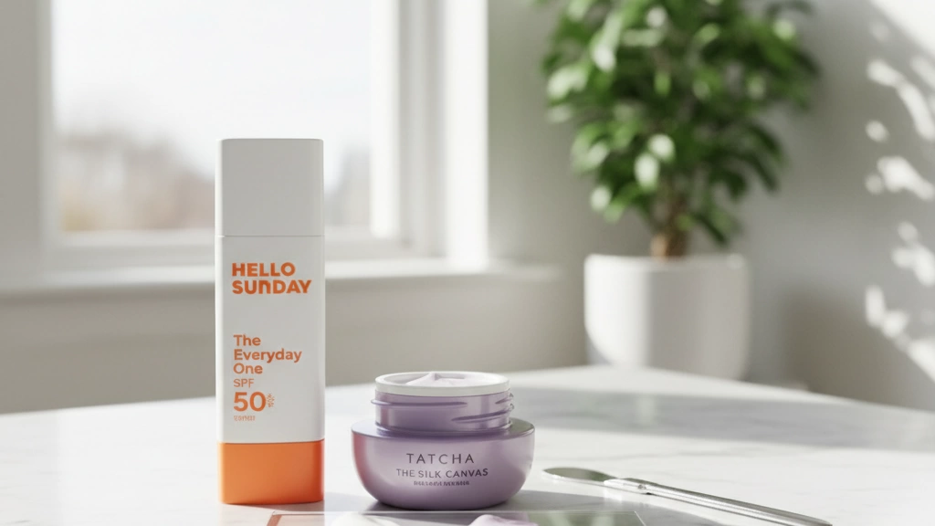 Hello Sunday SPF 50 Tatcha Silk Canvas Comparison