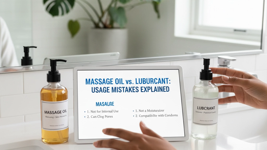 Massage Oil vs Lubricant Usage Mistakes Explained