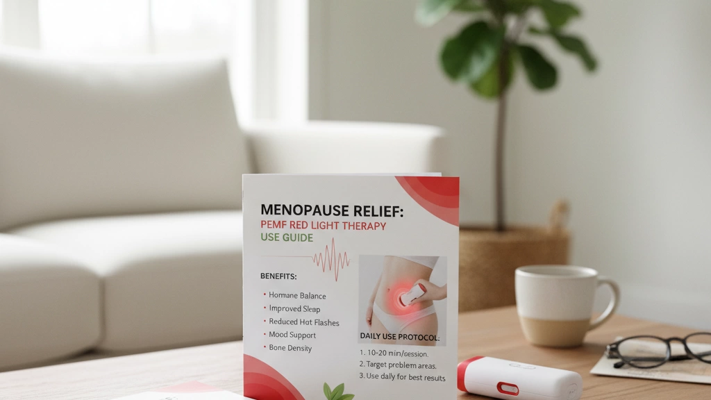 Menopause Relief PEMF Red Light Therapy Use Guide
