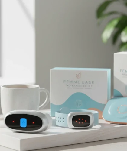 Menopause Relief Devices with PEMF Cooling and Red Light Therapy