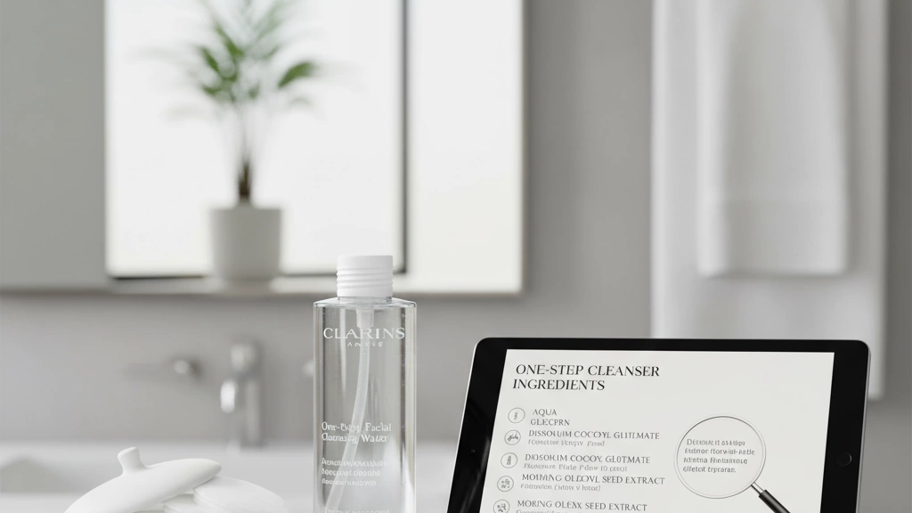 One-Step Cleanser Clarins Ingredients Analysis