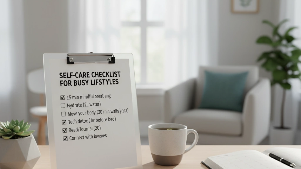 Self-Care Checklist for Busy Lifestyles