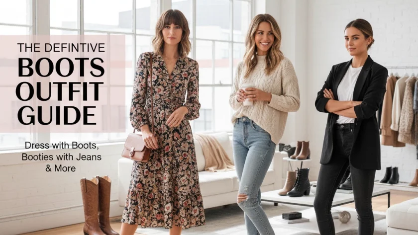 The Definitive 2025 Boots Outfit Guide Dresses Jeans & More