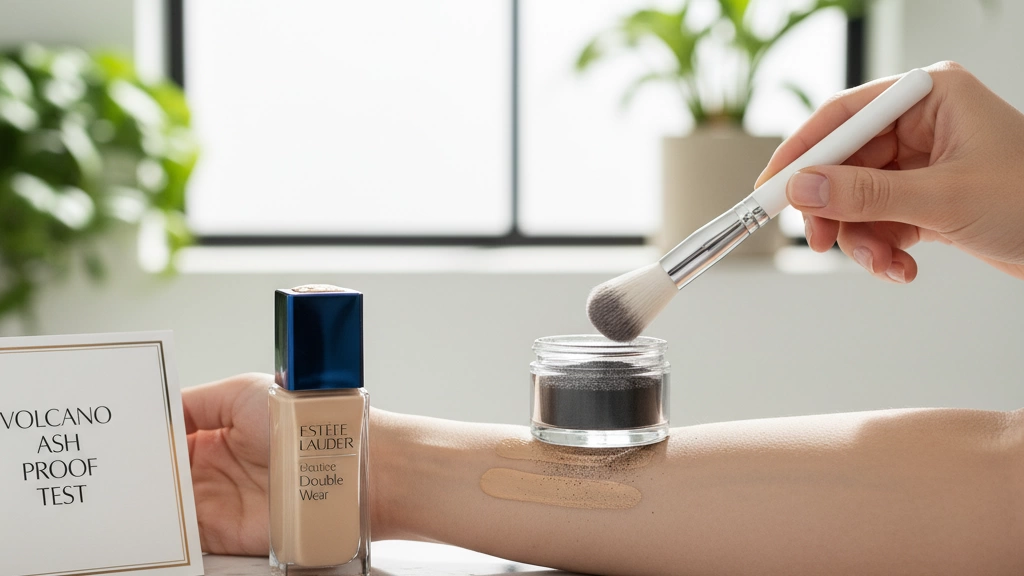 Volcano Ash Proof Estee Lauder Double Wear Test