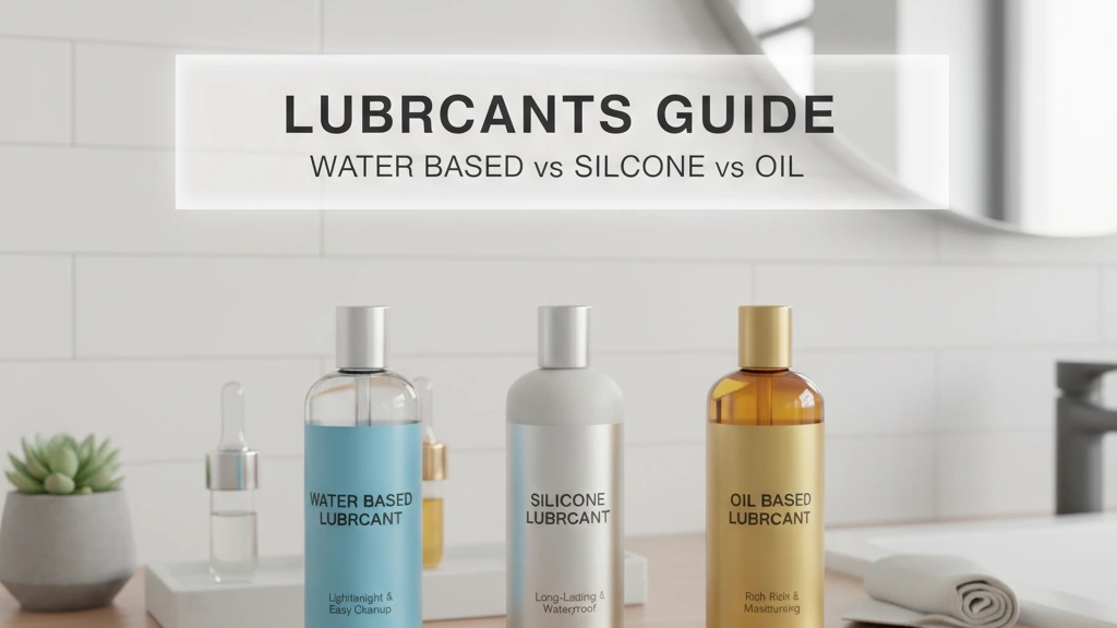 Water Based vs Silicone vs Oil Lubricants Guide