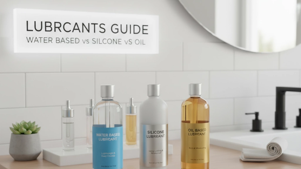 Water Based vs Silicone vs Oil Lubricants Guide