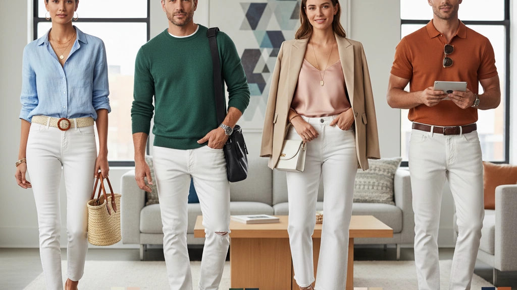 What to Wear with White Jeans Colors