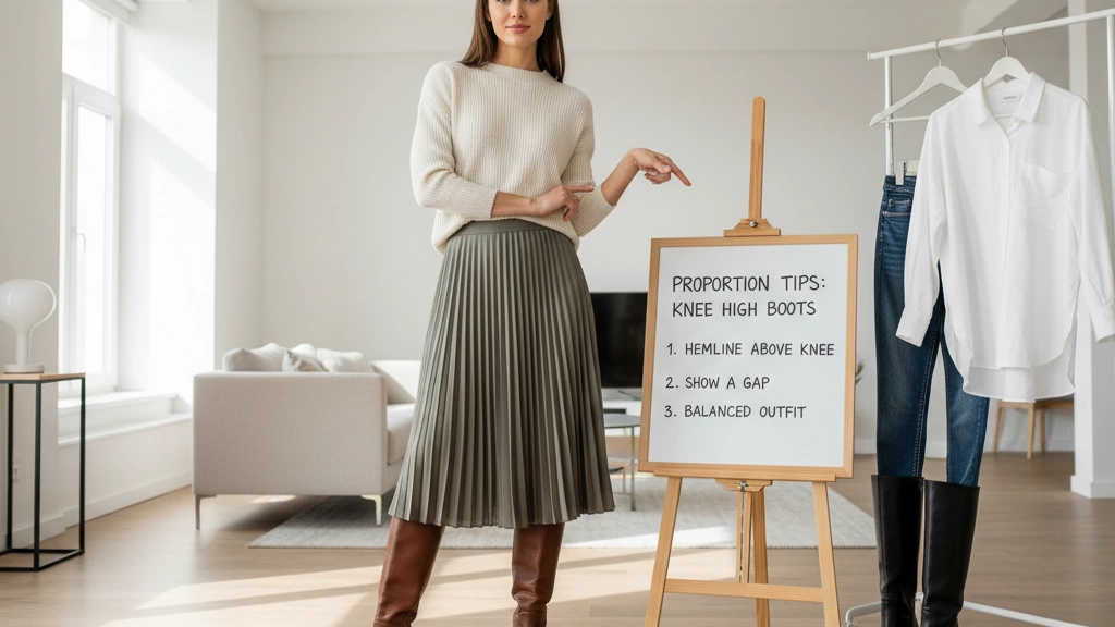how to wear knee high boots proportion tips