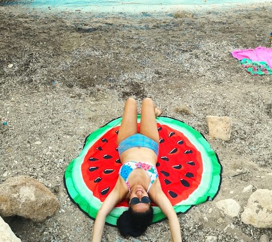 Watermelon on the beach
