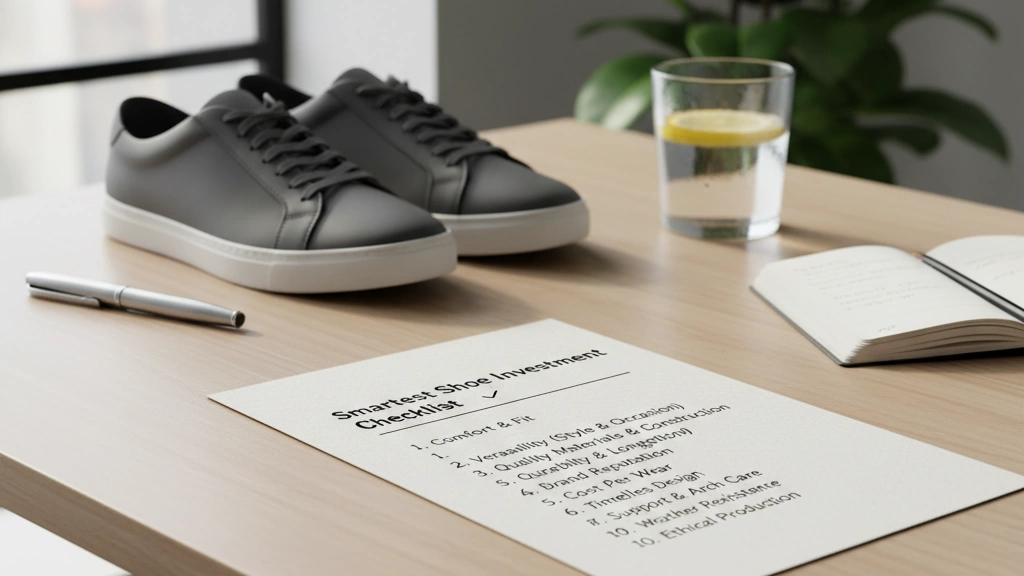 smartest shoe investment checklist